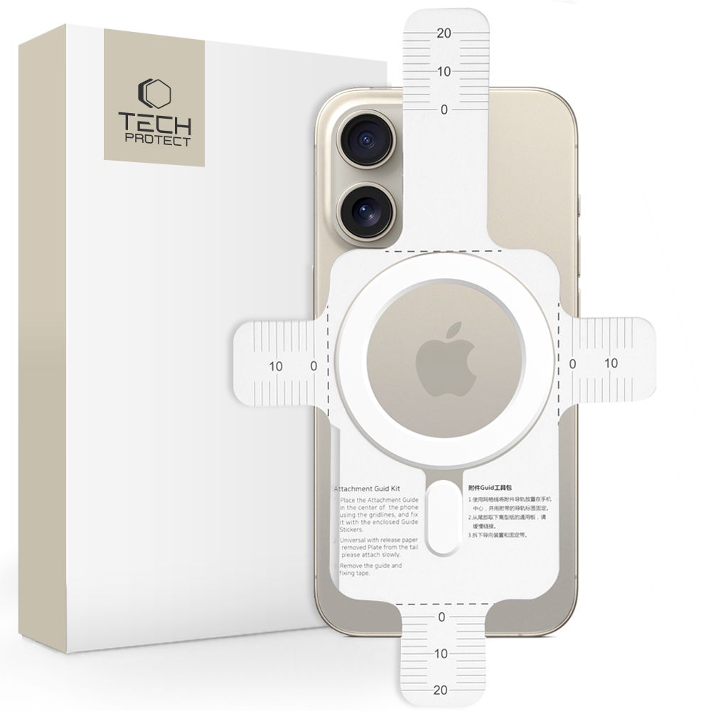 Tech-Protect MagMat Magnetinis žiedas universalus - baltas