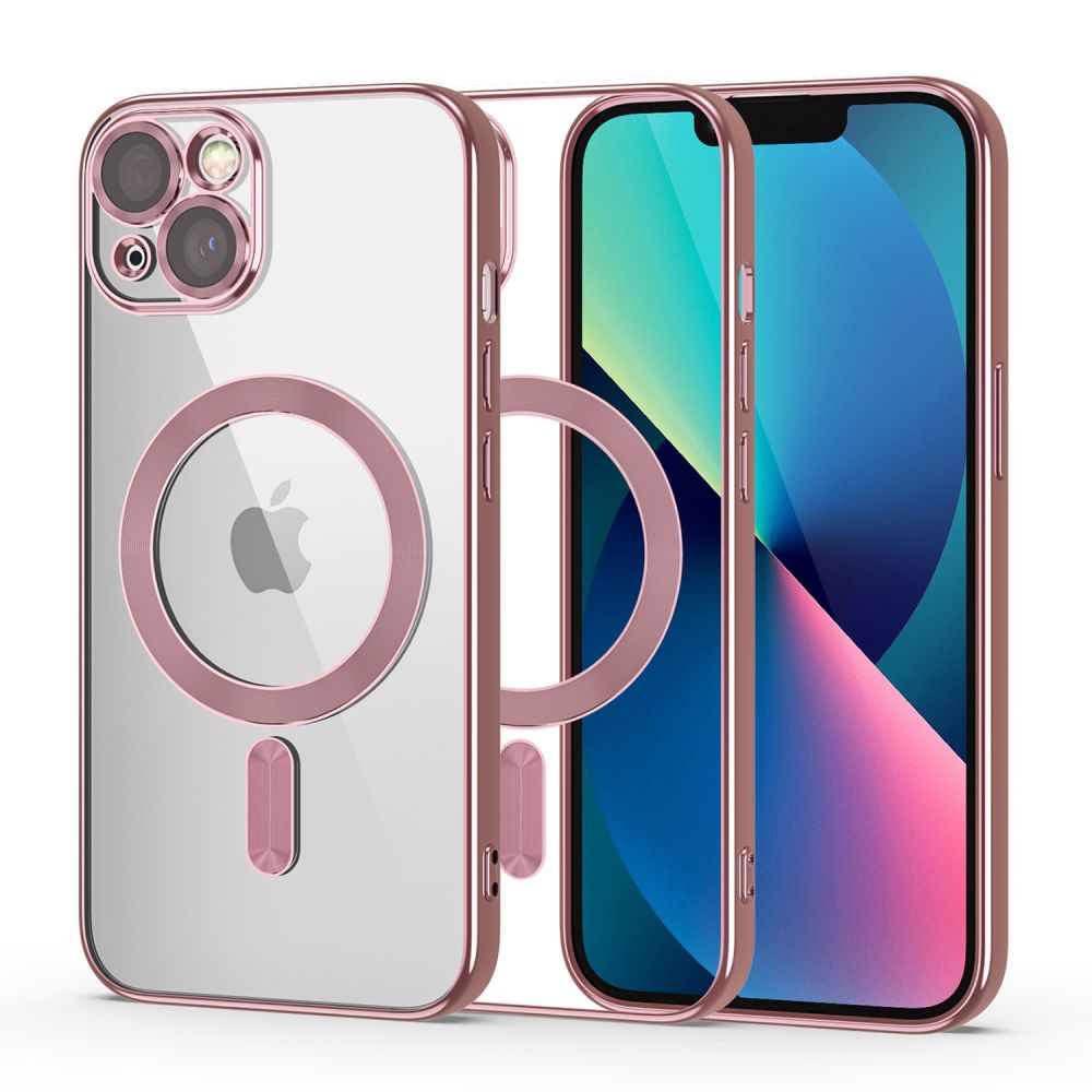 Tech-Protect MagShine Line MagSafe iPhone 13 dėklas - rožinė