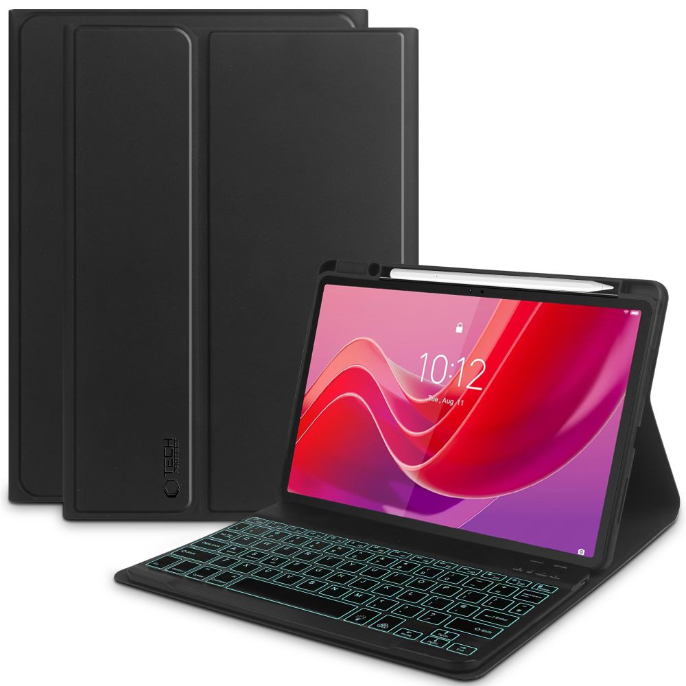 Tech-Protect SC Pen + Keyboard dėklas su klaviatūra Lenovo Tab M11 11" TB-330 - juodas