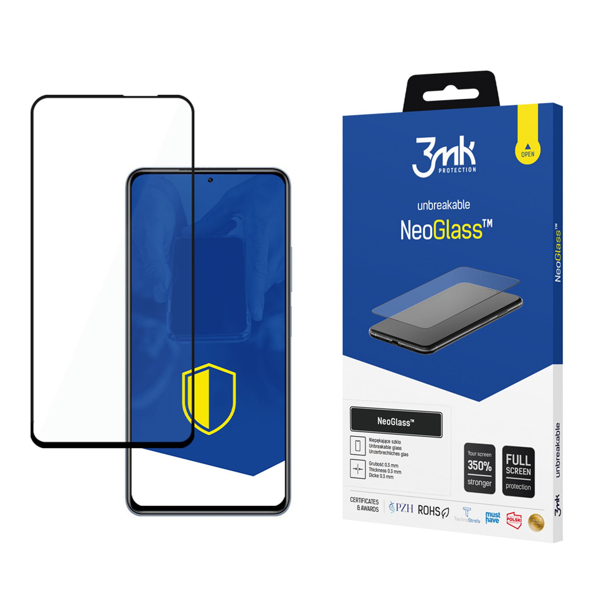 3mk NeoGlass juodas composite stiklas for Xiaomi Redmi Note 10 Pro Max