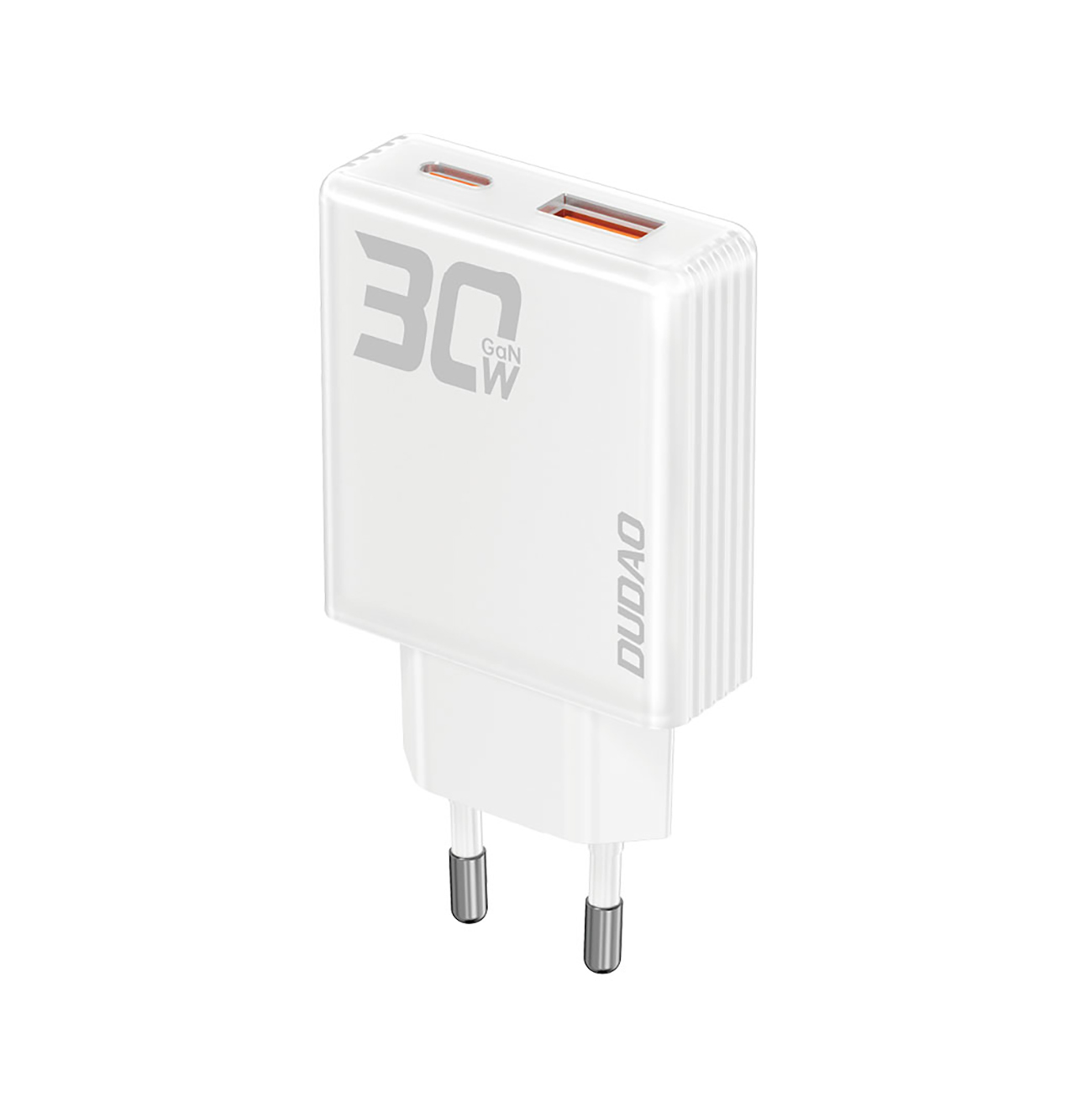 Įkroviklis Dudao (A30EU) (1xUSB-C; 1xUSB 30W) baltas