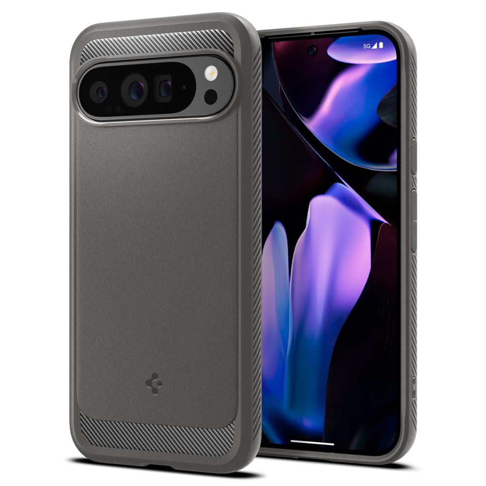 Spigen Rugged Armor dėklas telefonui Google Pixel 9 Pro XL - pilkas