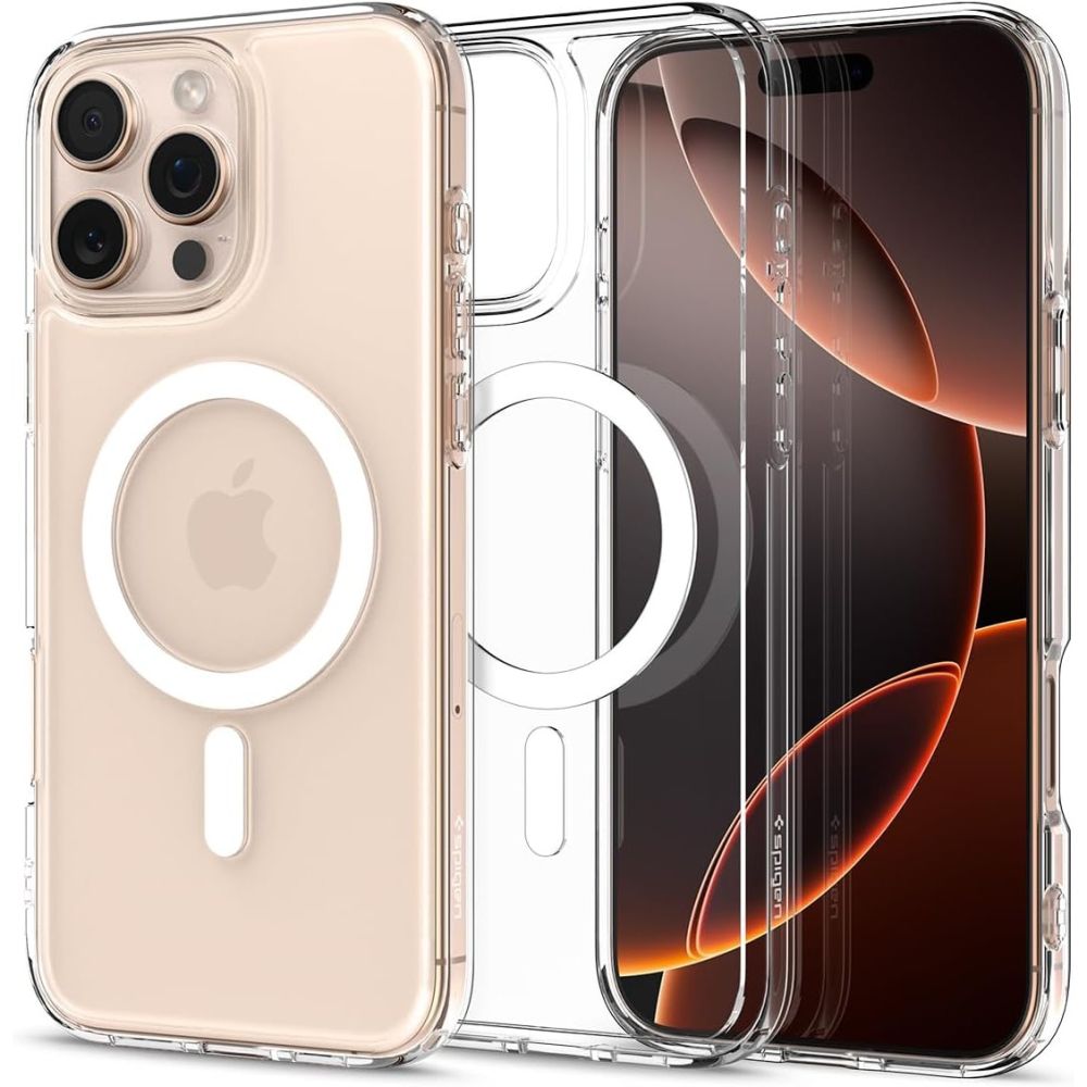 Spigen Ultra Hybrid Mag dėklas su MagSafe iPhone 16 Pro - balta
