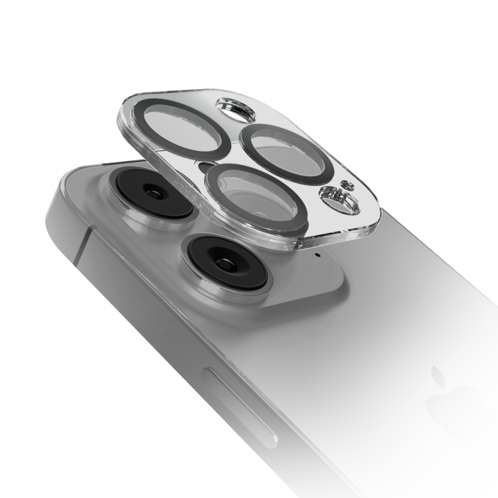 SBS Active Camera Lens D3O grūdintas stiklas iPhone 16 Pro / 16 Pro Max kamerai