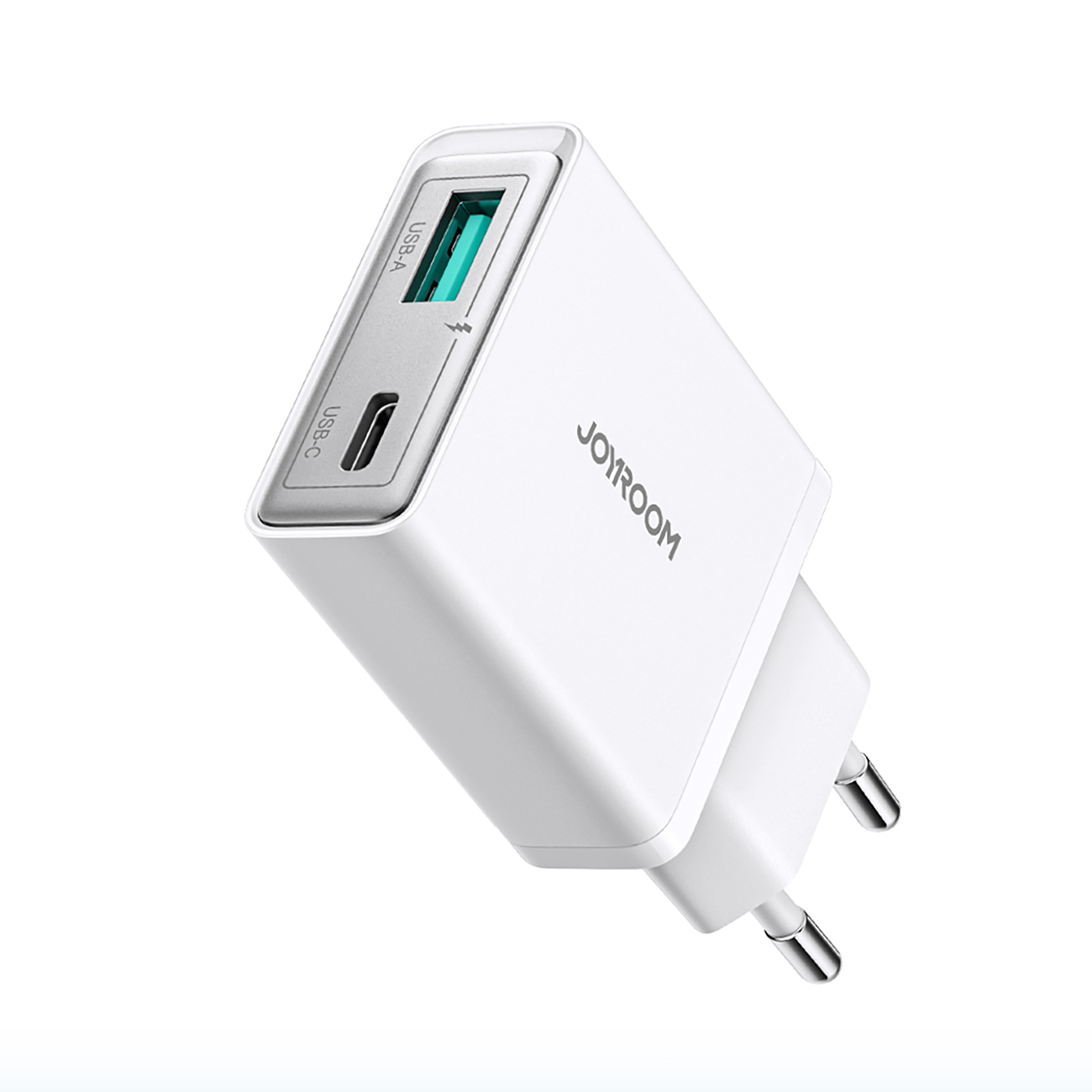 Įkroviklis Joyroom Super Slim (TCF14) (1xUSB-C;1xUSB 3A 20W) baltas
