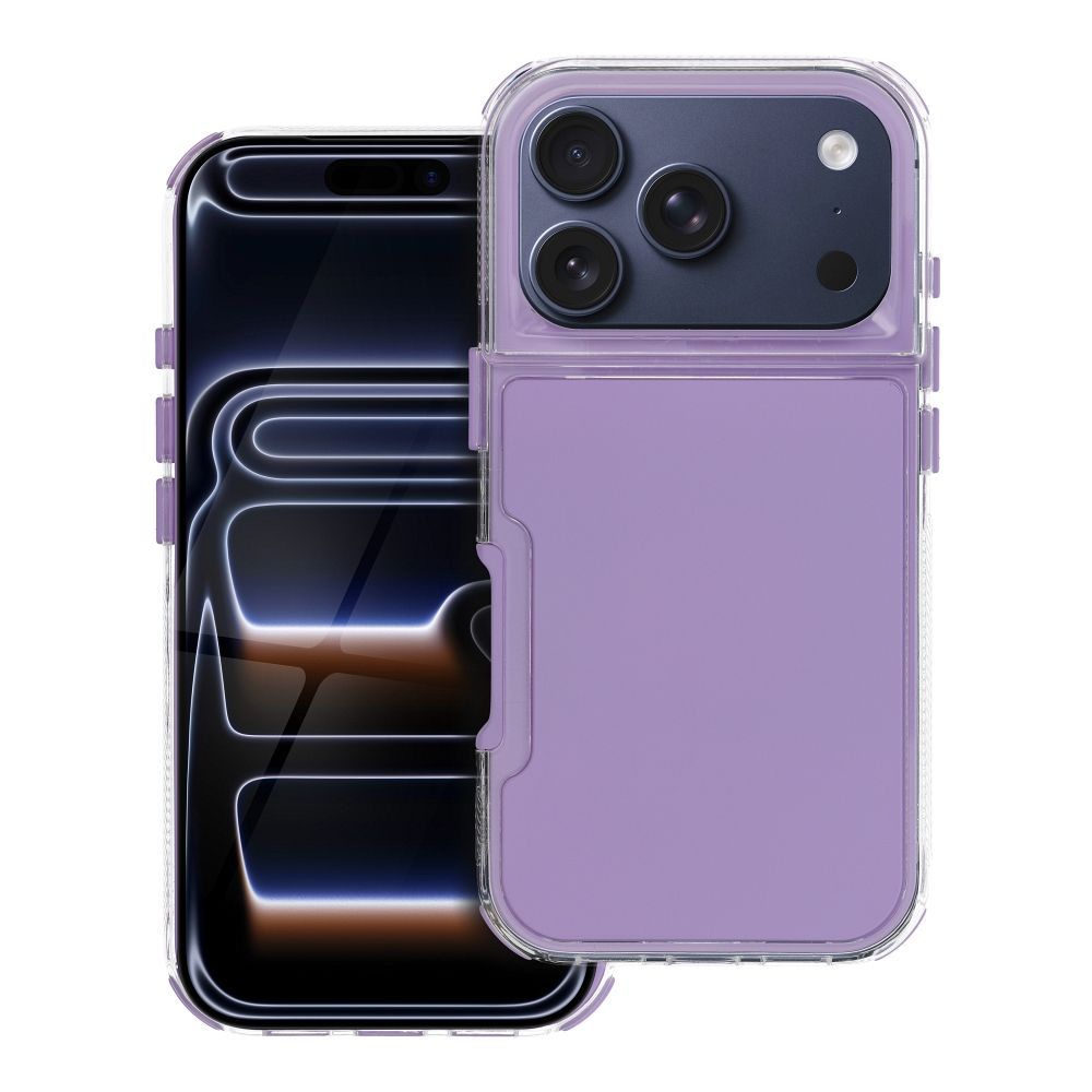 MATRIX dėklas telefonui IPHONE 17 Pro šviesiai violetinis