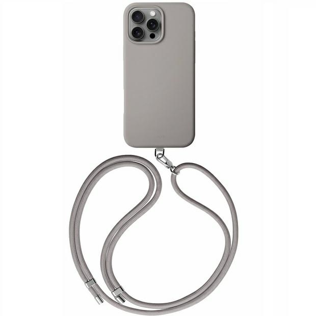 Uniq Coehl Creme iPhone 16 Pro Max 6.9in Magnētinis įkrovimo dėklas pilkas
