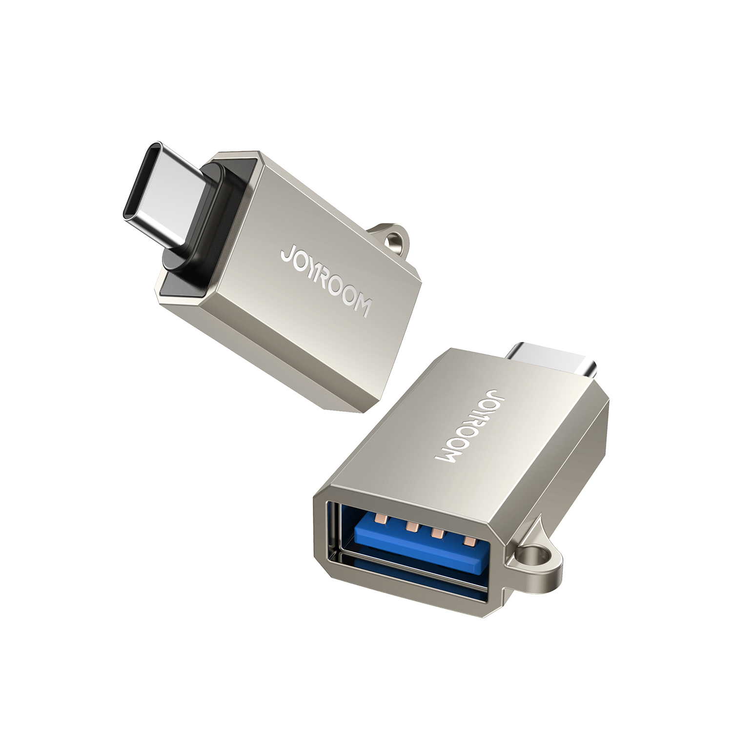 Adapteris Joyroom (S-H151) iš Type-C į USB (OTG) sidabrinis