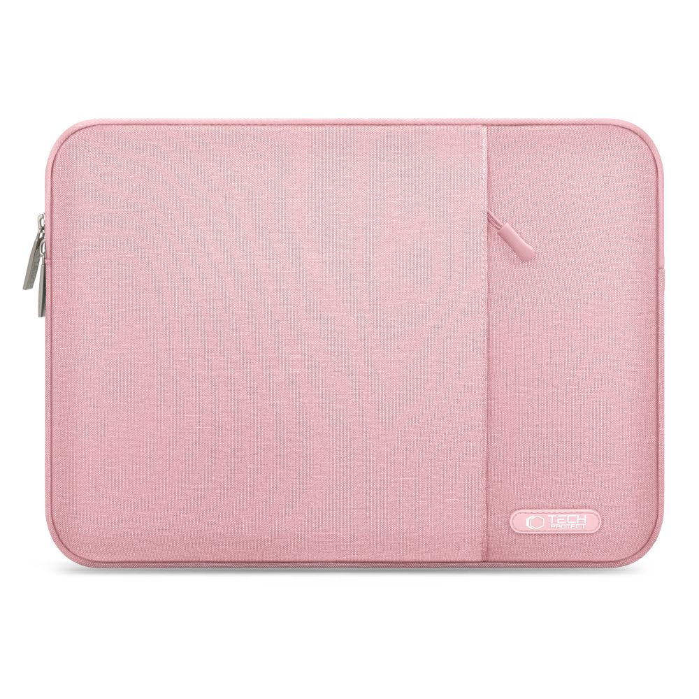 Tech-Protect Sleeve Nešiojamojo kompiuterio 13-14 dėklas - rožinis