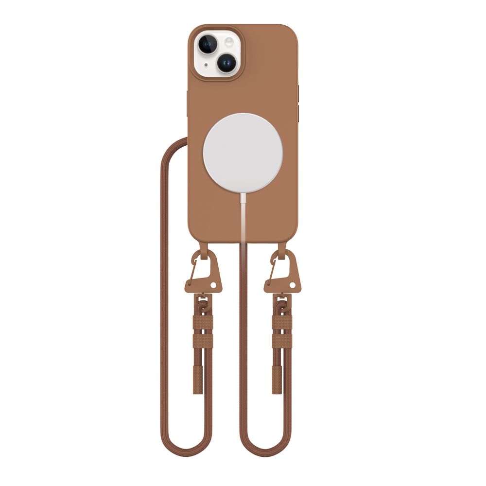 Tech-Protect MagNecklace Magnetinis dėklas telefonui iPhone 14 - rudas