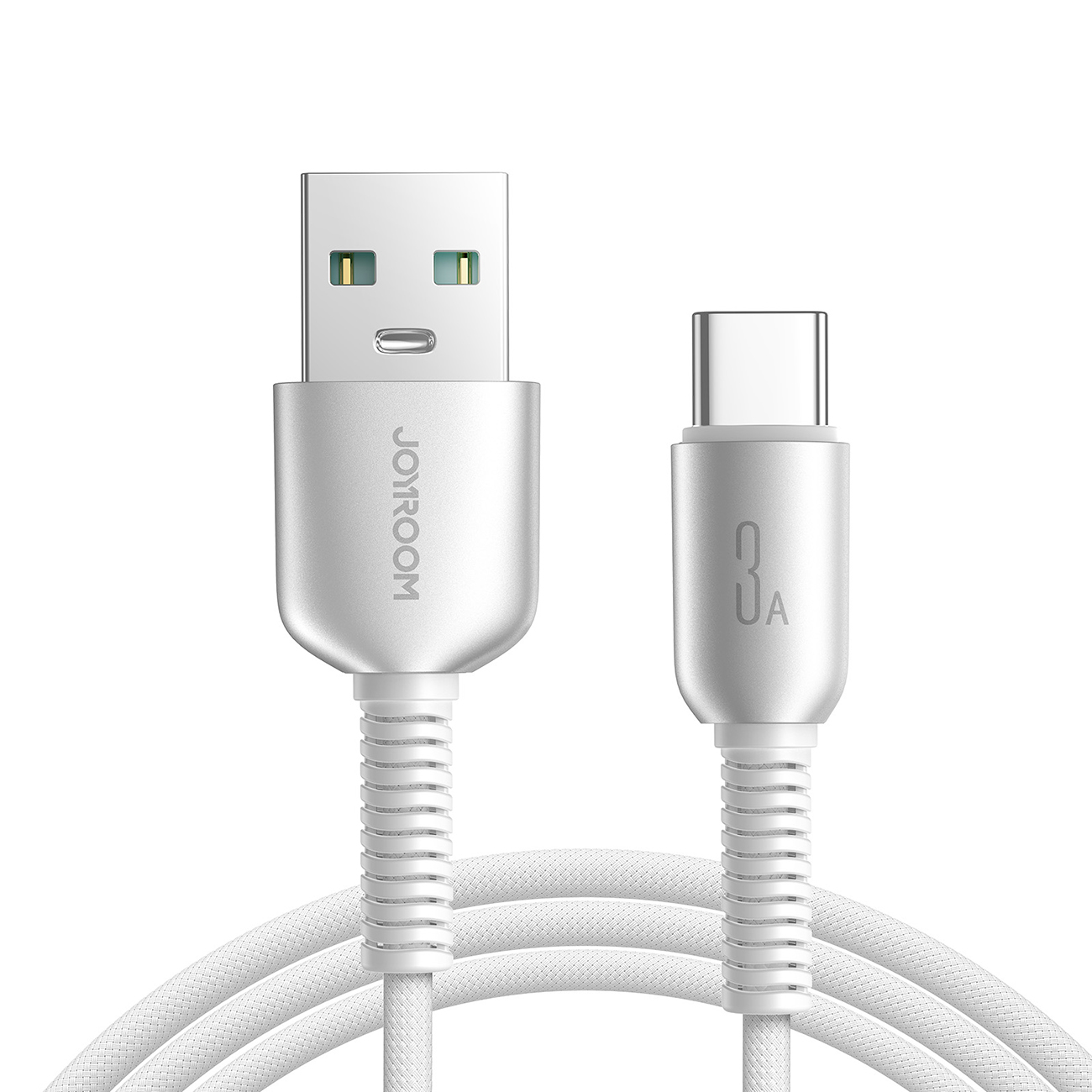 Кабель Joyroom S-A51 Cutting-Edge Series 3A USB-A - USB-C 1,2 м - светло-серый