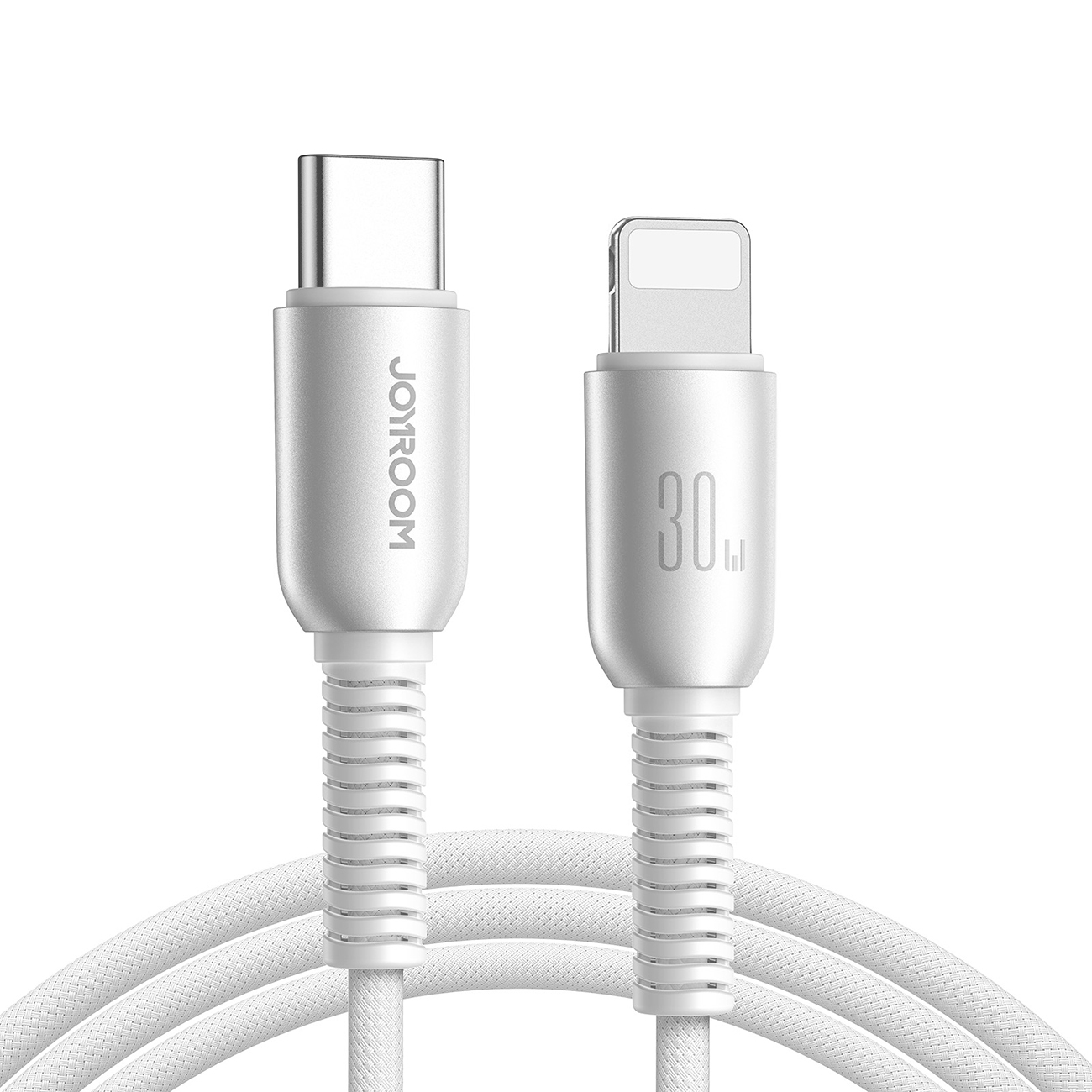 Kabel USB-C Lightning Joyroom S-A51 30W, 1.2m pilkas