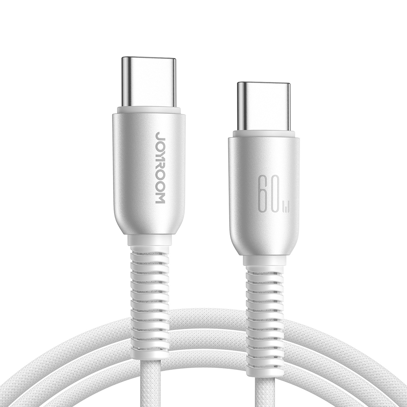 USB kabelis Joyroom S-A51 USB-C to USB-C 60W 1.2m pilkas