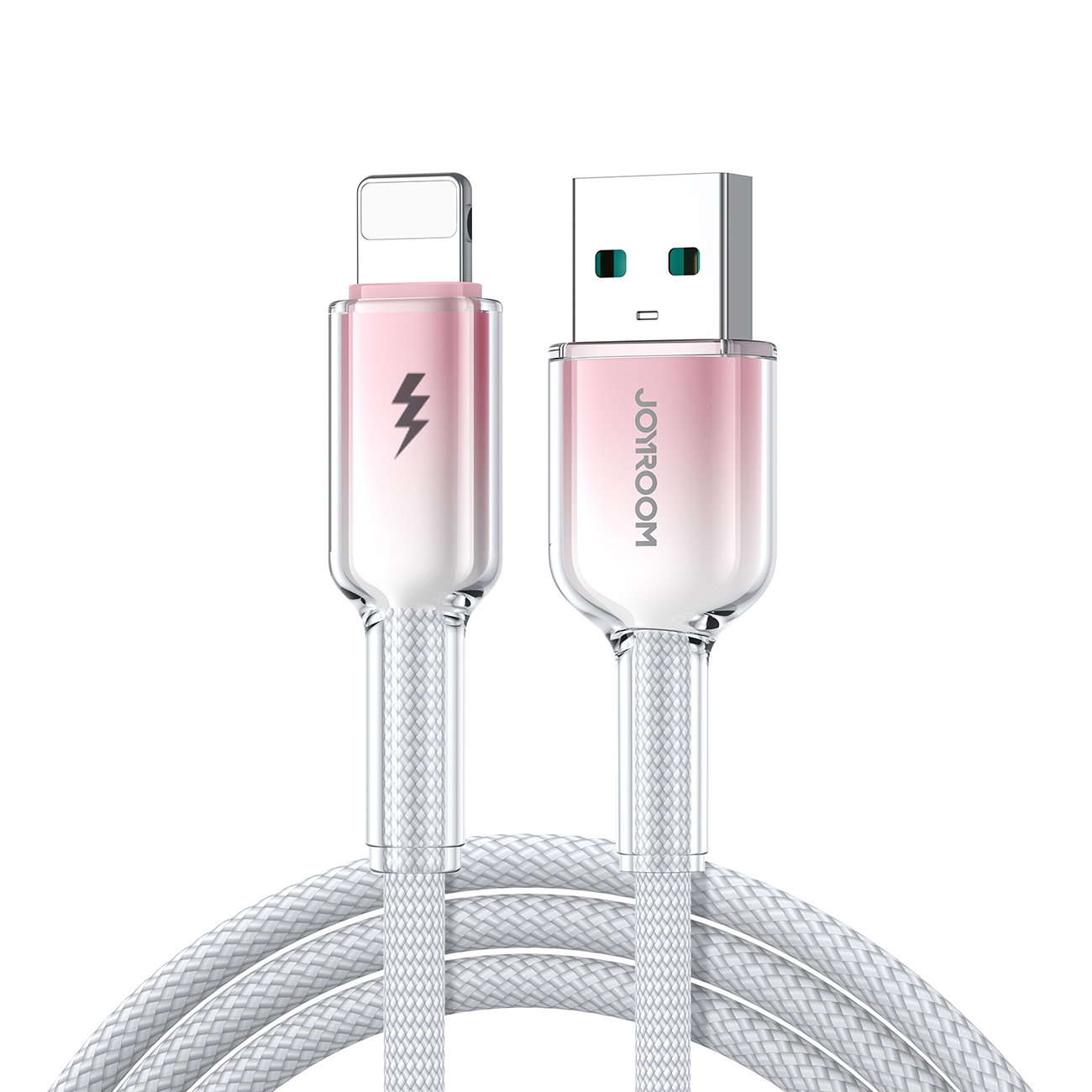 USB-A - Lightning kabelis Joyroom S-A42 3A 1.2m baltas