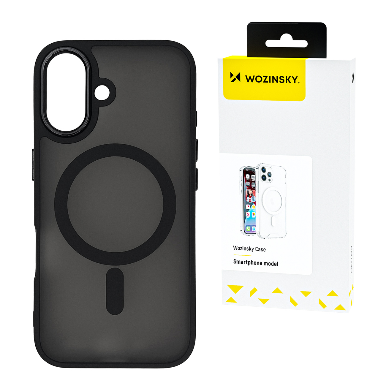 Wozinsky Mados dėklas Magnetinis Samsung Galaxy S25 - Juodas