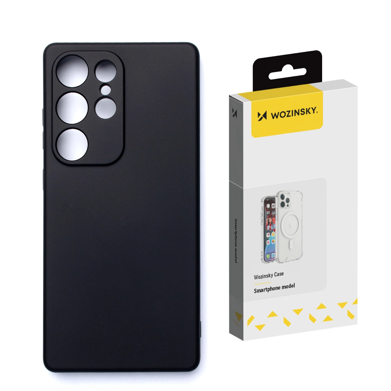 Wozinsky minkštas dėklas Samsung Galaxy S24 FE - juodas