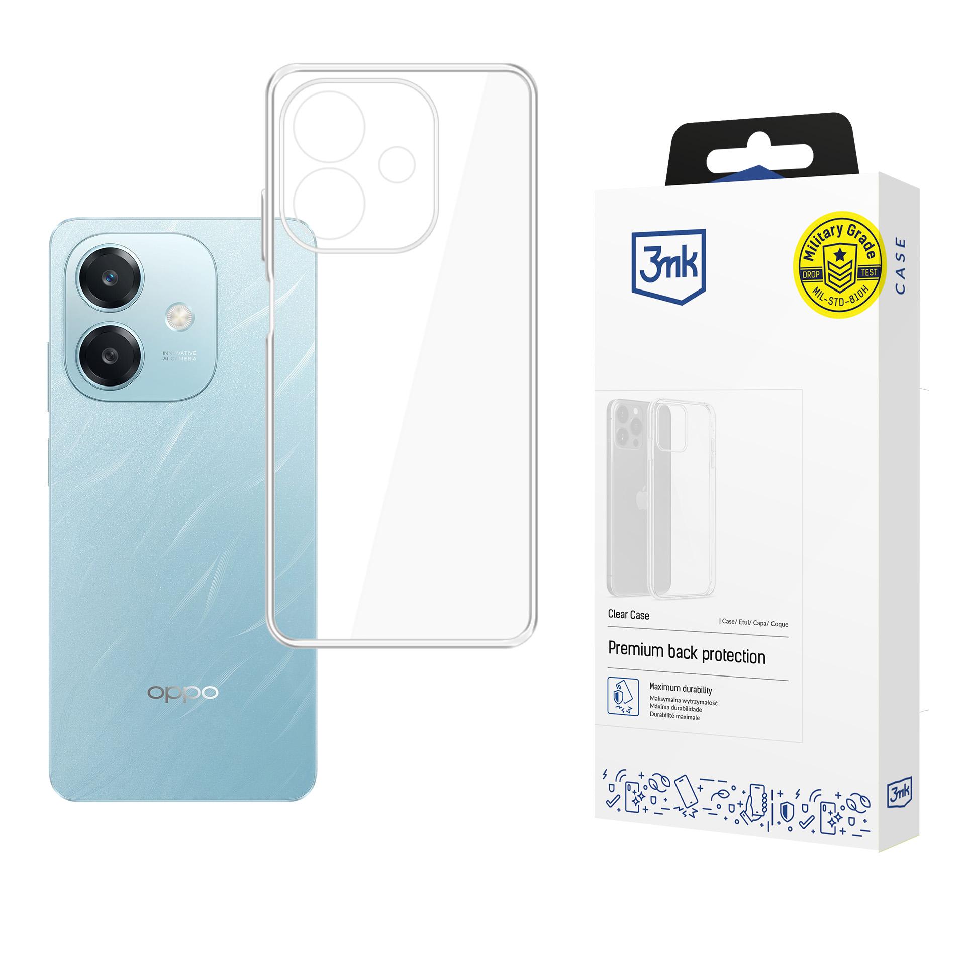 3mk skaidrus dėklas telefonui Oppo A60 5G - skaidrus