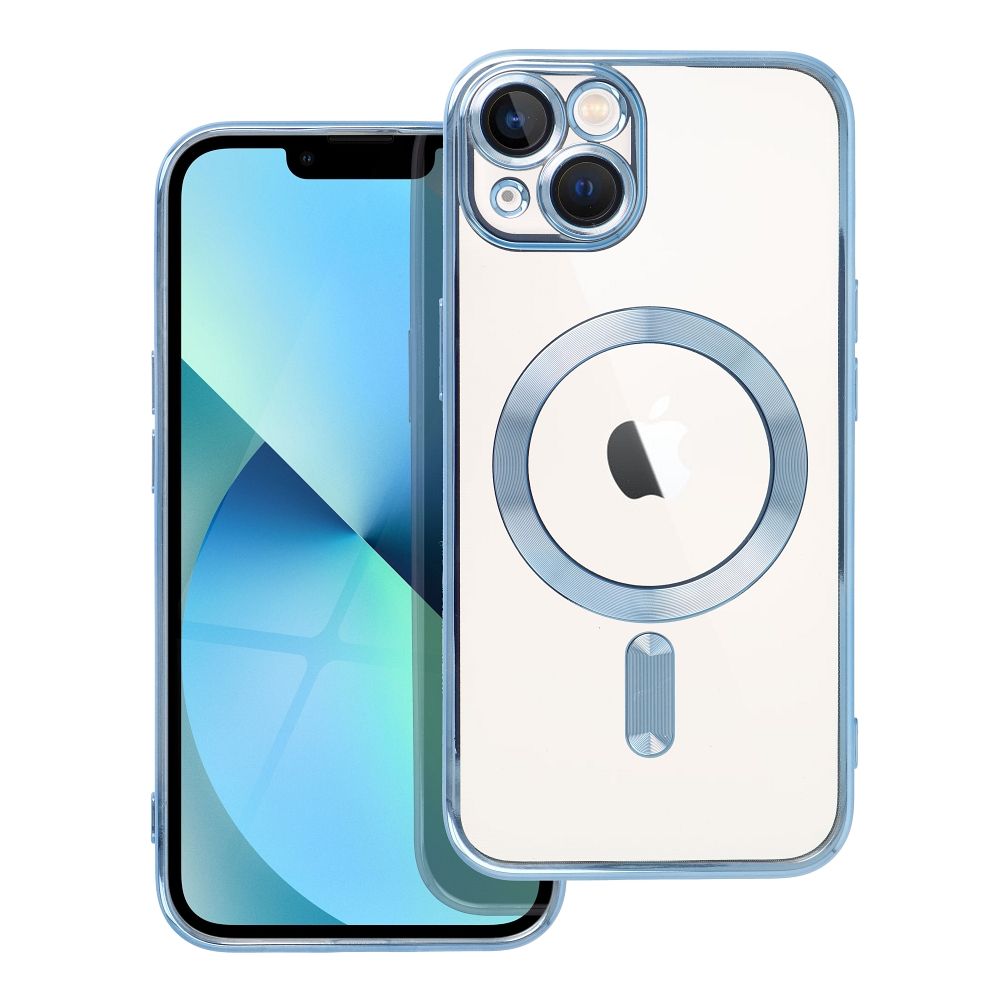 ELECTRO MAG COVER Dėklas telefonui IPHONE 13 (m) suderinamas su MagSafe - mėlynas