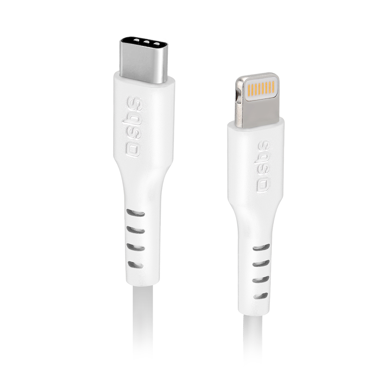 SBS TECABLELIGTC1W Кабель USB-C - Lightning MFi сертифицирован 1m - белый