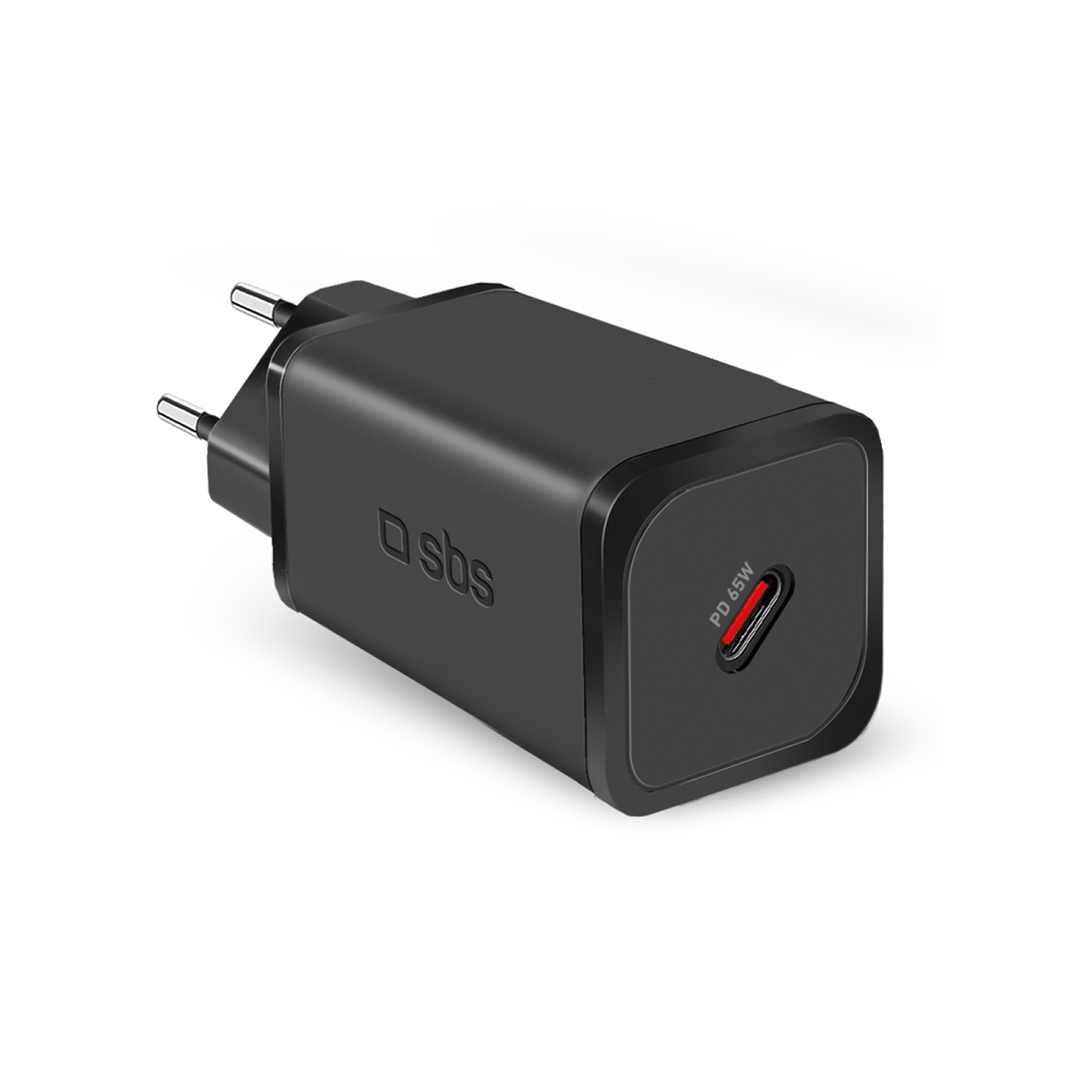 SBS TETRGAN1C65W 65W GaN Power Delivery įkroviklis - juodas