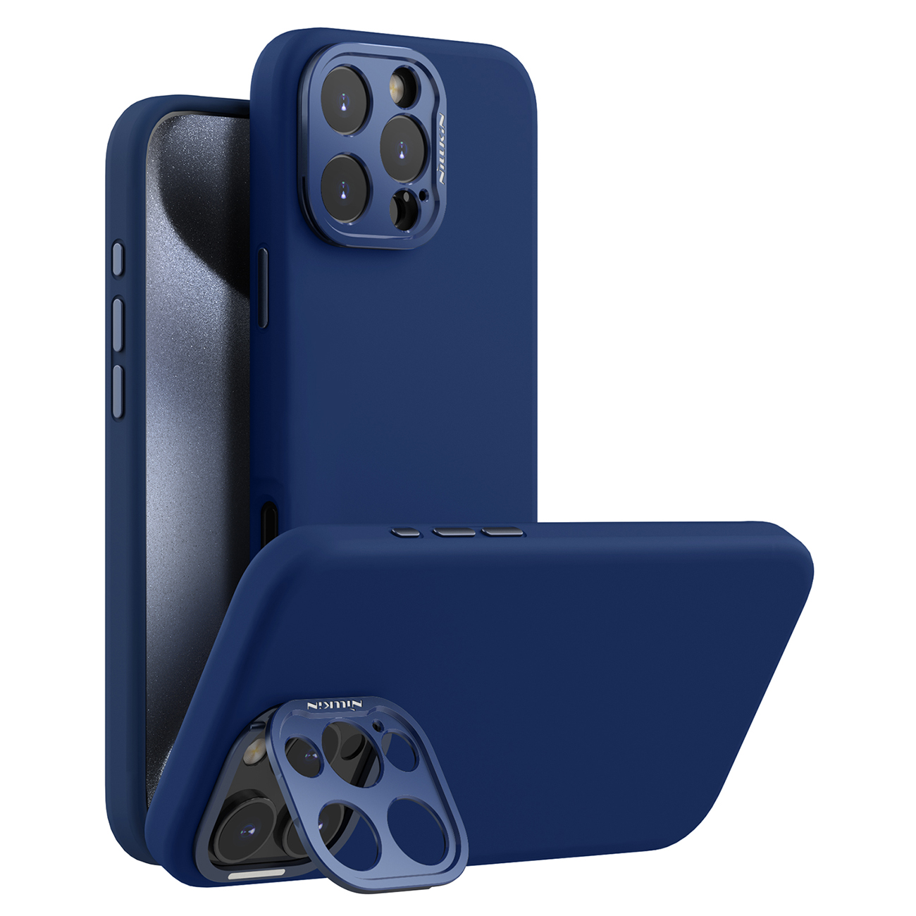 Nillkin LensWing Magnetic Чехол Apple iPhone 16 Pro Max (синий)