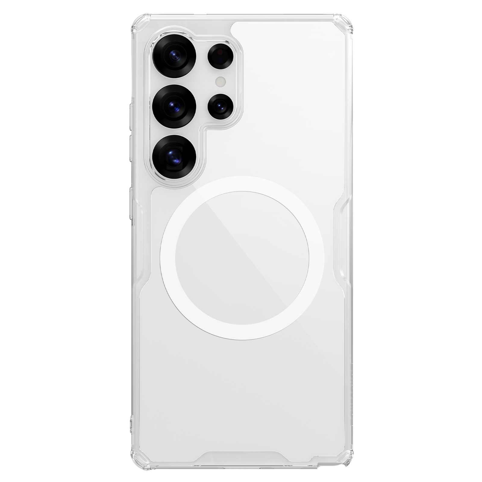 Nillkin Nature TPU Pro Magnetinis dėklas telefonui su MagSafe Samsung Galaxy S25 Ultra - Baltas