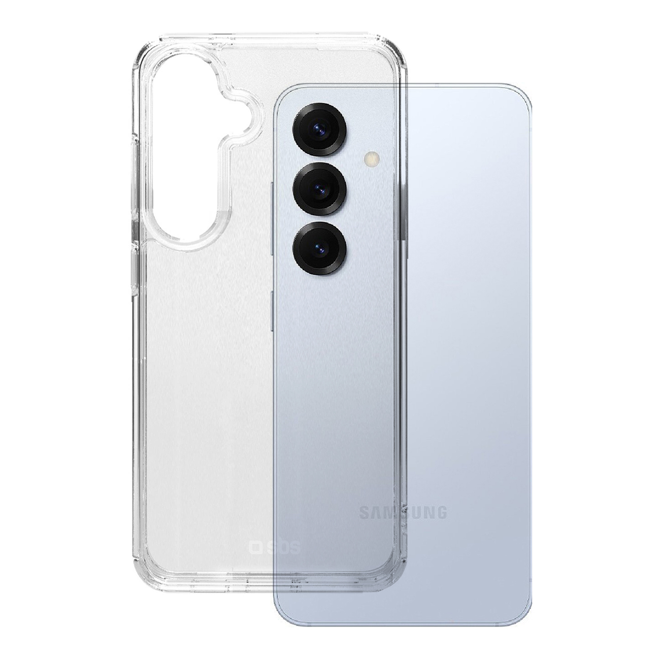 Чехол SBS D3O для Samsung Galaxy S25 - прозрачный