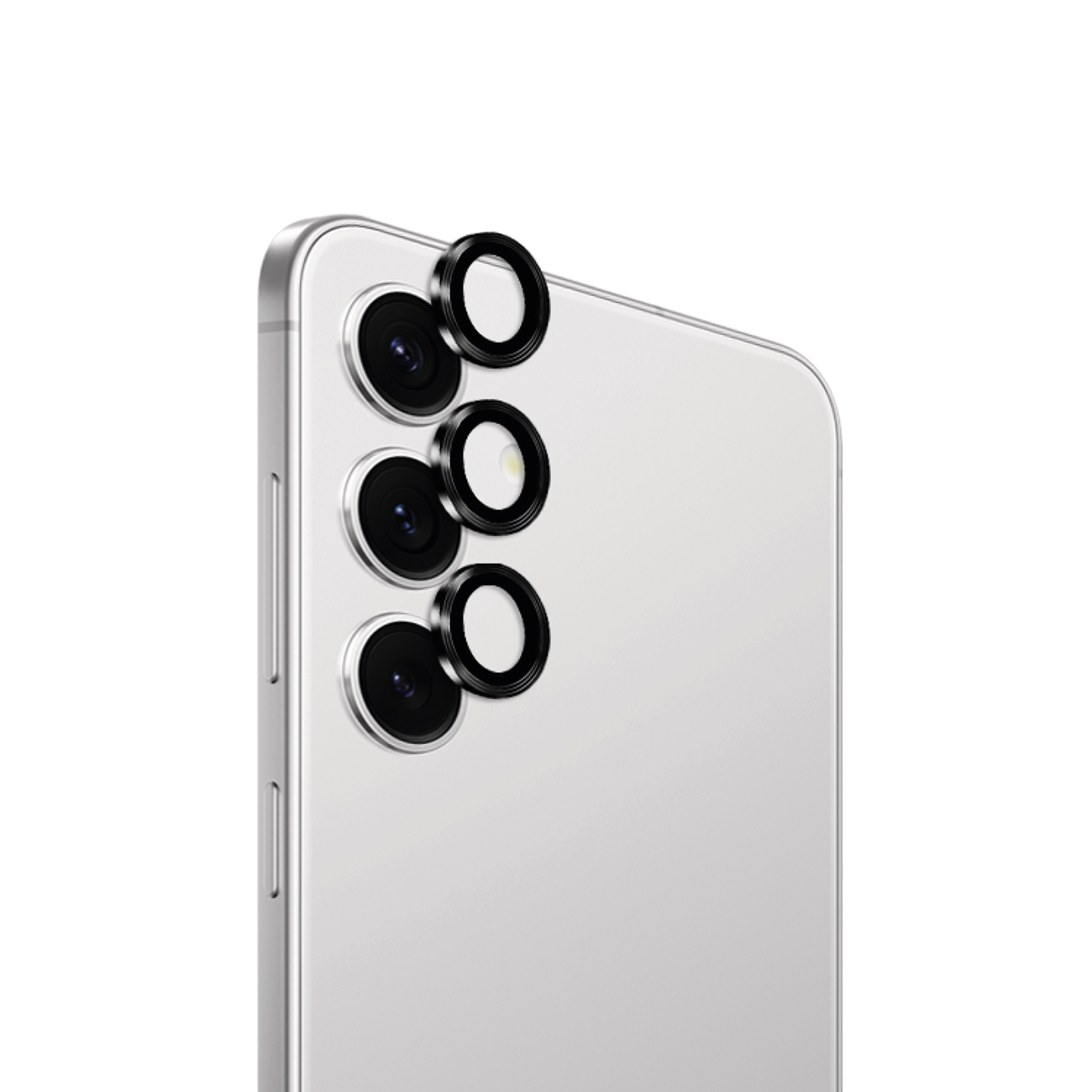 Puro grūdintas stiklas vienai Samsung Galaxy S25 kameros lešiai