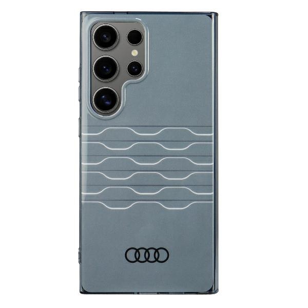 Audi IML Geometrinio rašto dėklas telefonui S24 Ultra S928 pilkas/pilkas kietas dėklas AU-IMLS24U-A6/D3-GY
