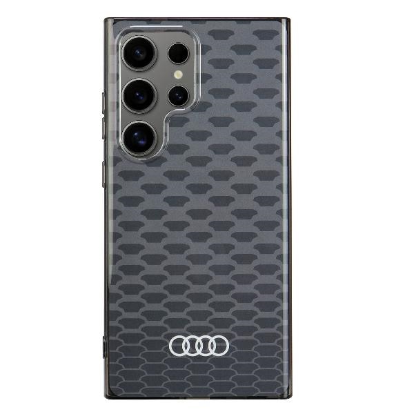 Audi IML Siuvinėjimo raštas Magnetinis dėklas telefonui S24 Ultra S928 juodas/juodas kietas dėklas AU-IMLMS24U-Q5/D3-BK