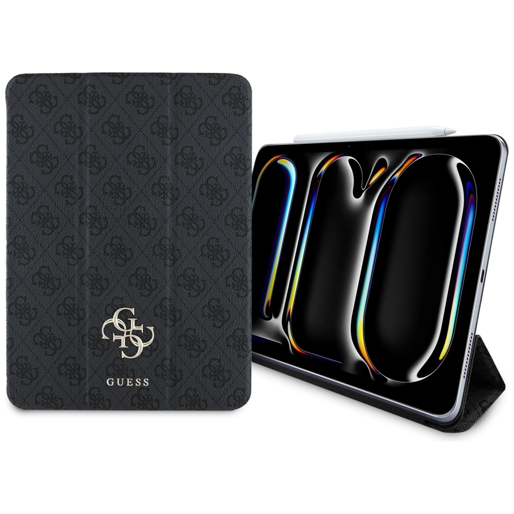 Guess GUFC11PM24PS4SGK iPad Pro 11" 2024 dėklas juodas magnetinis 4G Big Logo