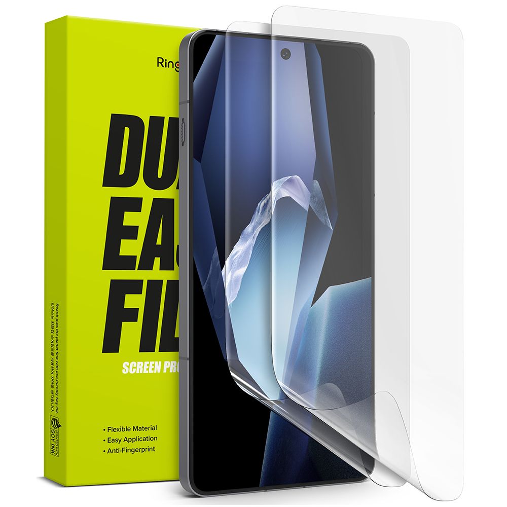 Ringke Dual Easy 2 dalių apsauginis stiklas OnePlus 13R telefonui - skaidrus
