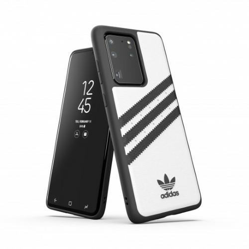 Adidas OR formuotas dėklas PU Samsung Galaxy S20 Ultra - balta ir juoda