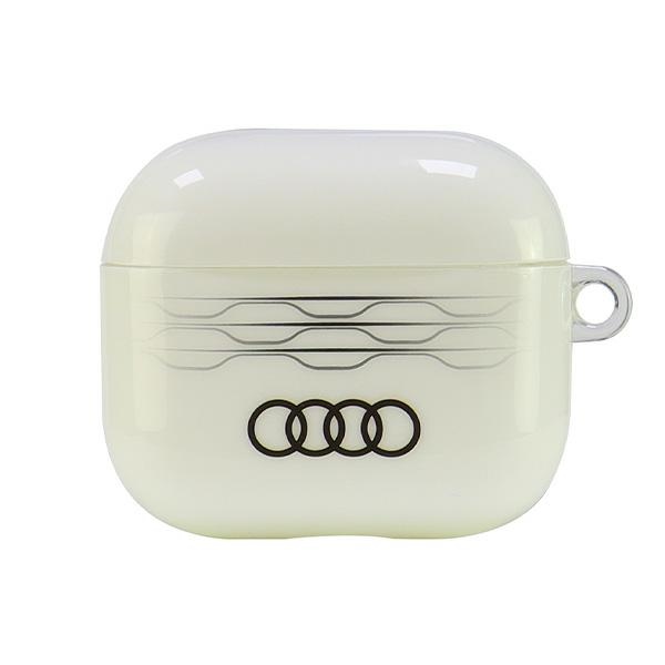 Audi IML geometrinis raštas AirPods 3 dėklas - baltas