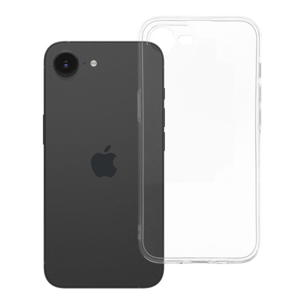 Dėklas telefonui 2 mm storio skaidrus IPHONE 16e (SE 4 2025)
