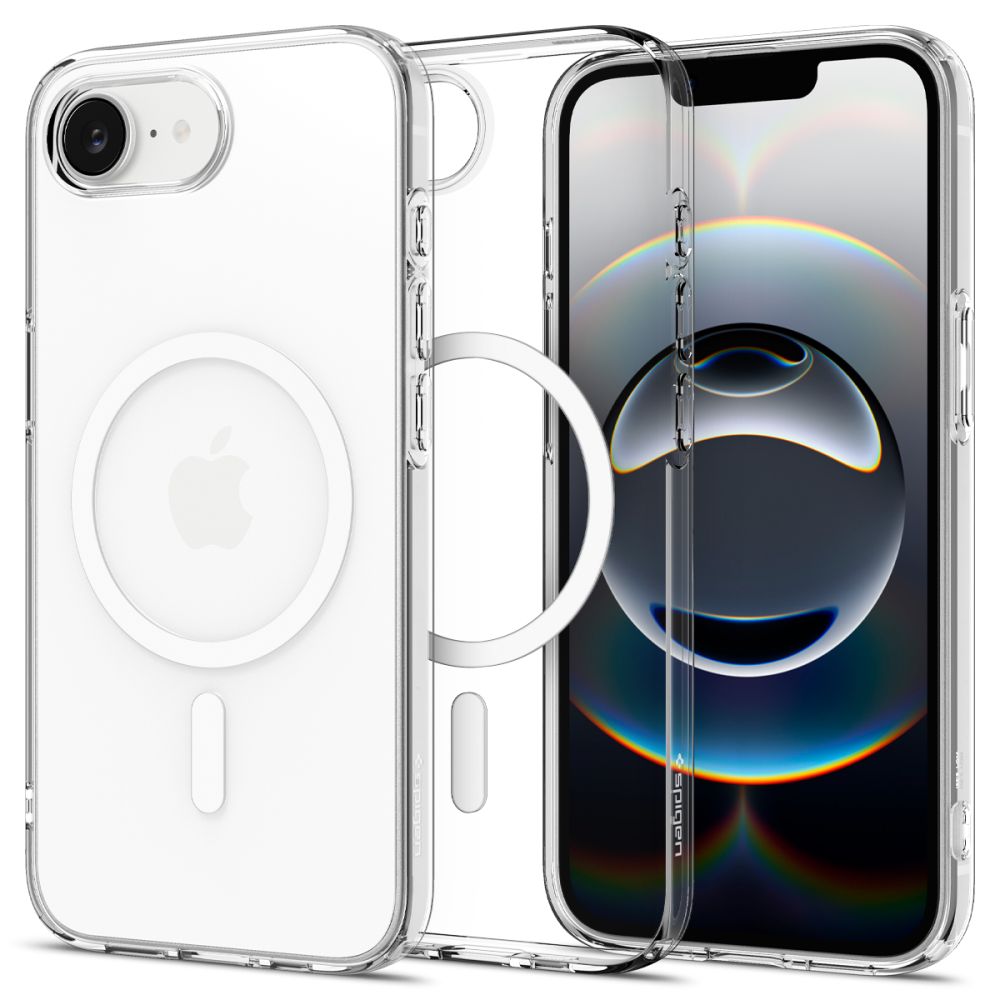 Spigen Liquid Crystal Mag MagSafe iPhone 16e dėklas - Skaidrus