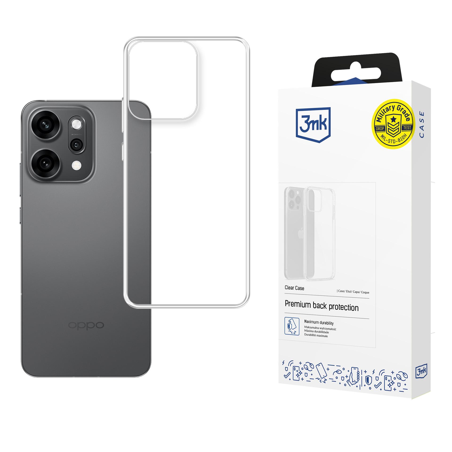 3mk Clear Dėklas for Oppo Reno 14 Pro - skaidrus