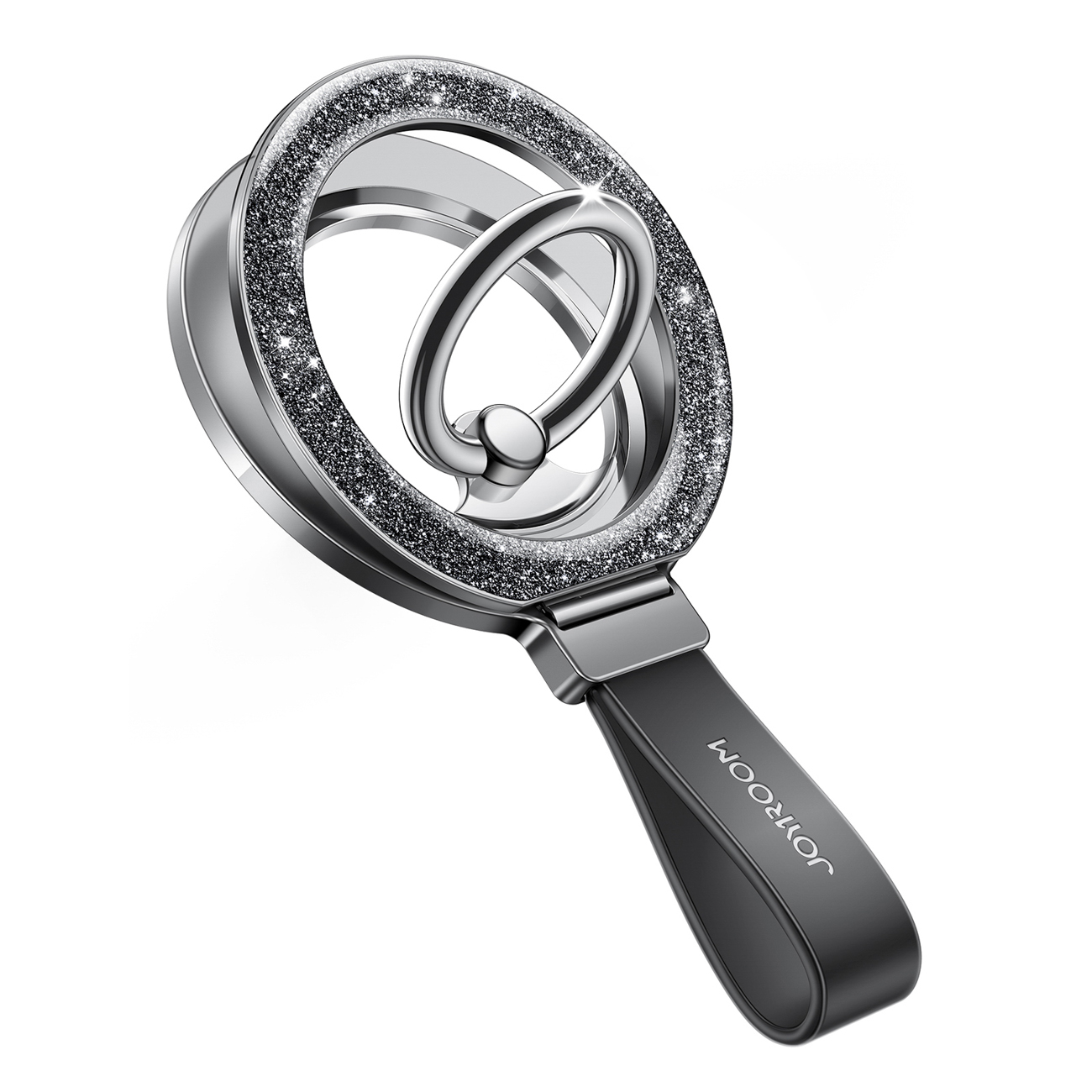 Joyroom JR-ZS425 magnetinis žiedinis laikiklis - juodas