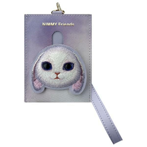 Nimmy Big Eyed Pet 2.0 Rabbit Piniginė su kortelių laikikliu - violetinė