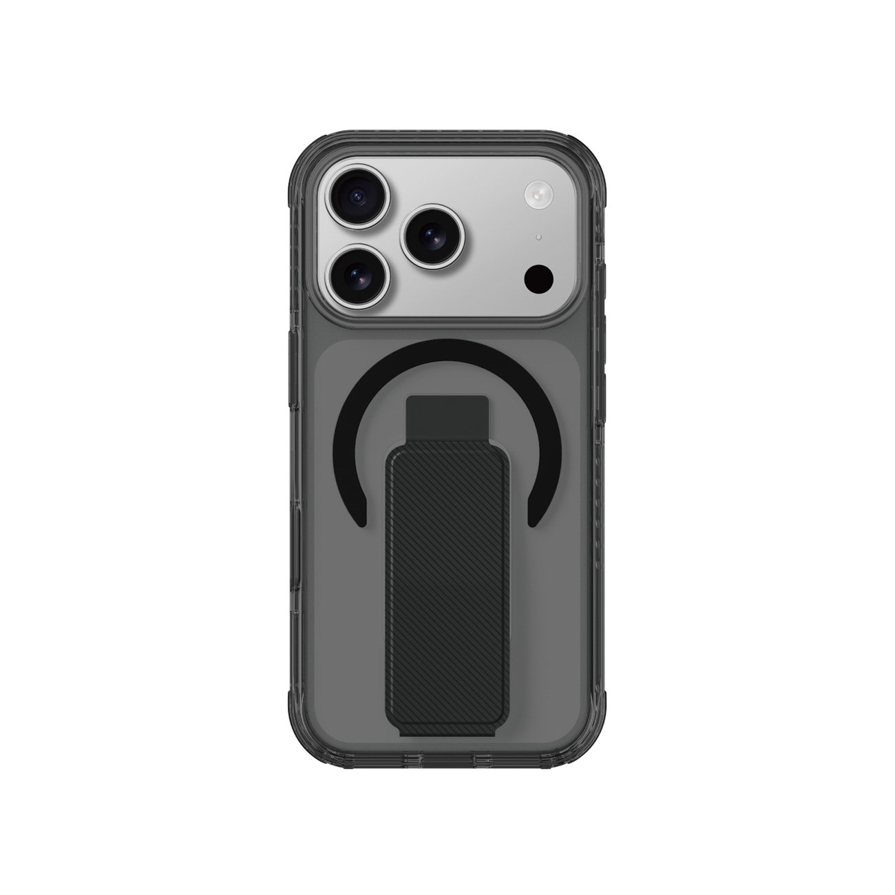 AmazingThing Titan Pro Holder dėklas telefonui iPhone 17 Pro, suderinamas su MagSafe - juodas