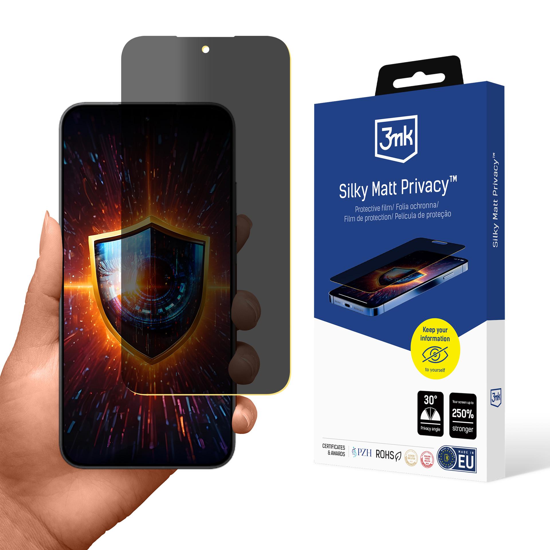 3mk Silky Matinis Privatumo Protective Plėvelė for Xiaomi Poco F7