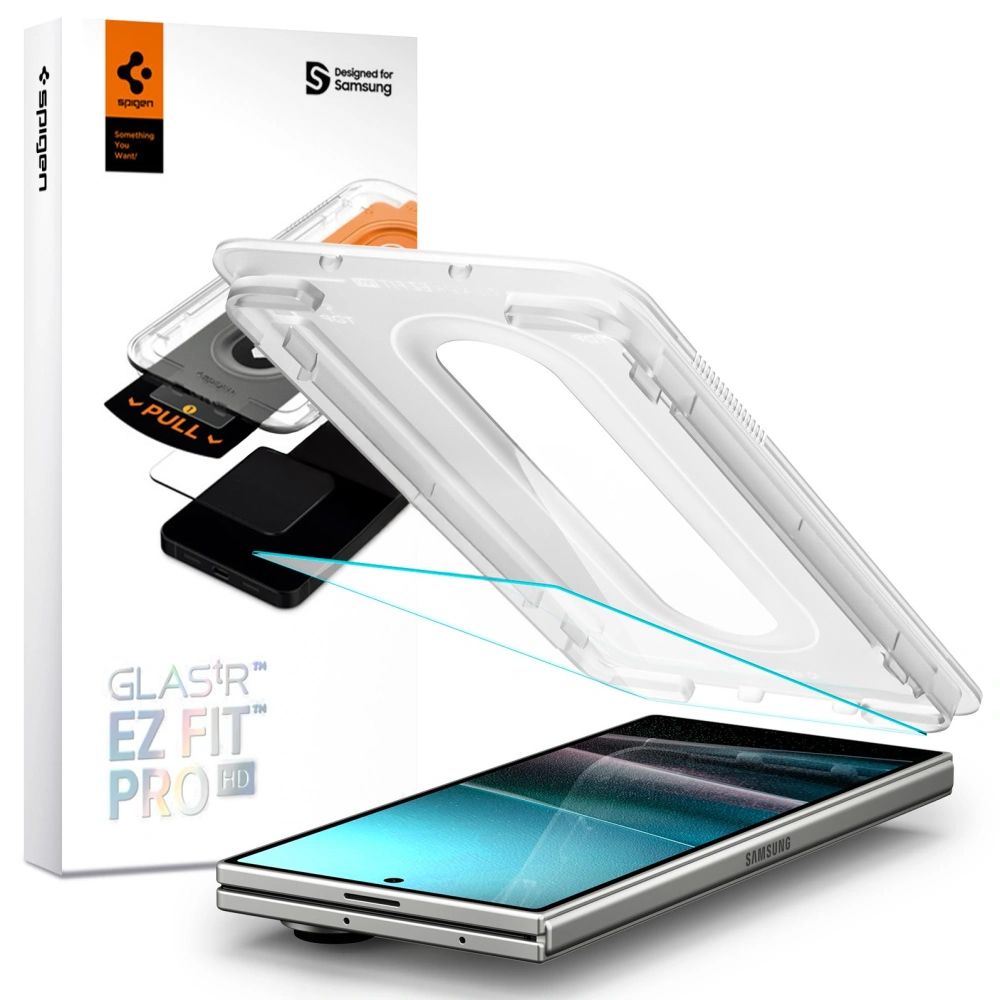 Spigen Glas.TR EZ Fit Pro HD Grūdintas stiklas Samsung Galaxy Z Fold 7 - skaidrus