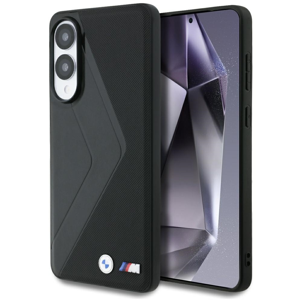 BMW odinis didelių juostų Magnetinis dėklas telefonui Samsung Galaxy S25 Edge - juodas