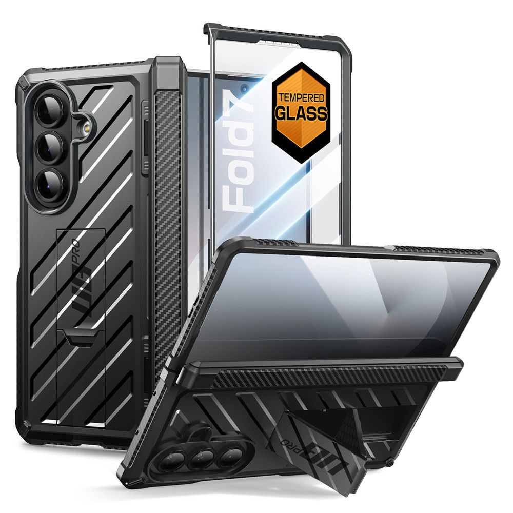 Supcase Unicorn Beetle Pro dėklas telefonui Samsung Galaxy Z Fold 7 - juodas