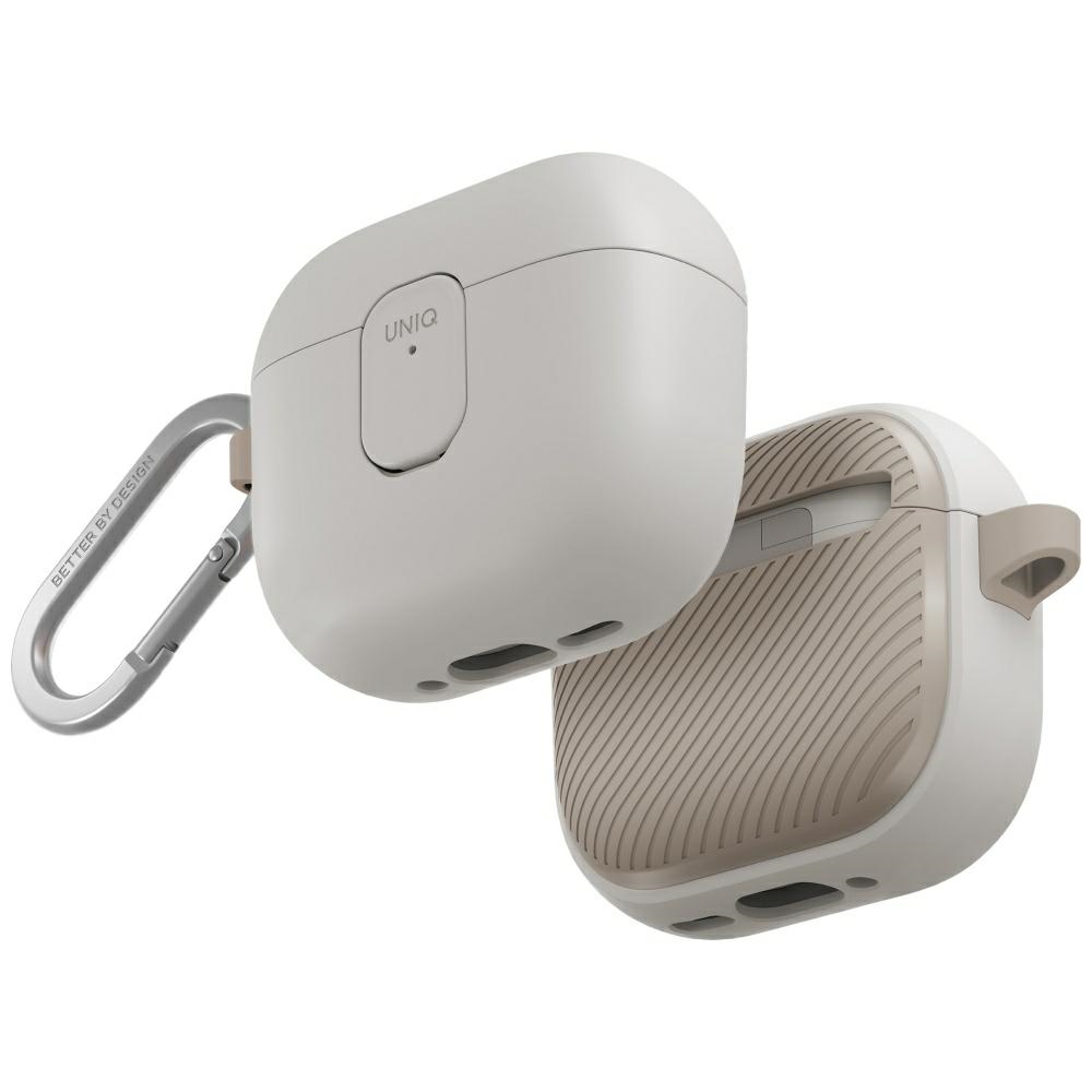 Uniq Clyde Lock dėklas AirPods 4 - smėlio