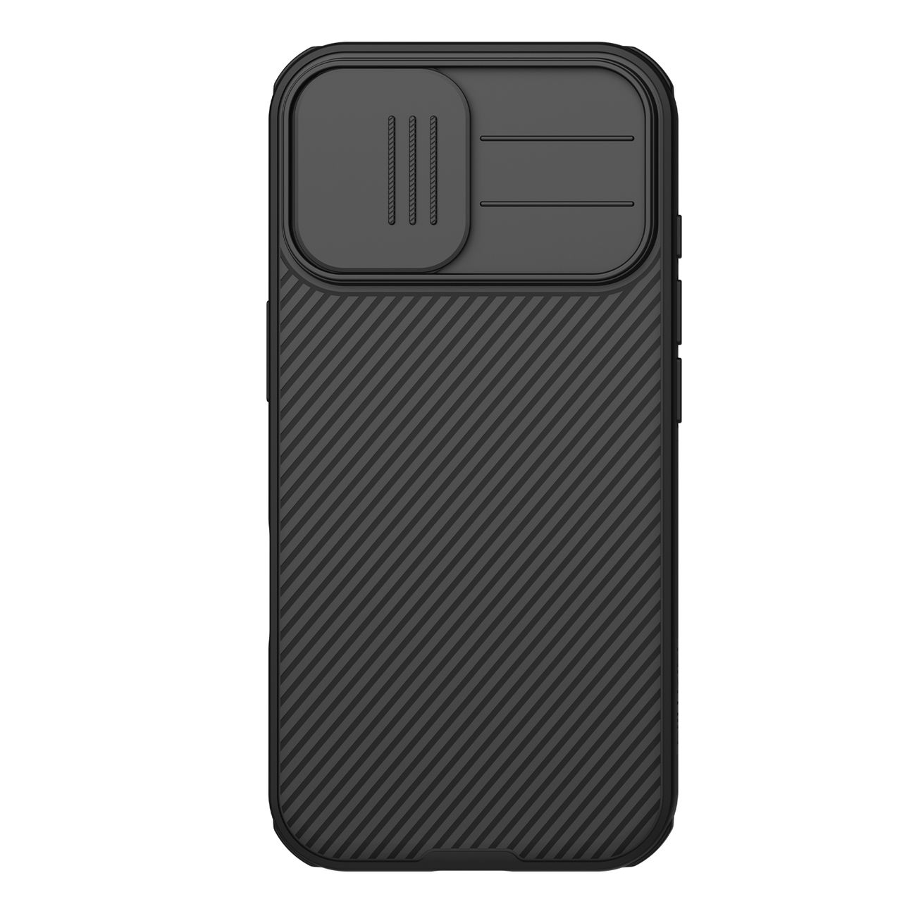 Nillkin CamShield Pro magnetinis dėklas telefonui, suderinamas su MagSafe, iPhone 17 – juodas