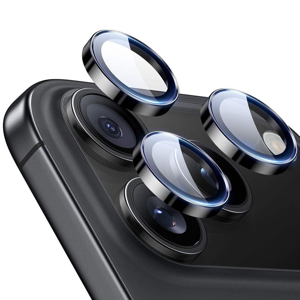 ESR Armorite kameros apsauga iPhone 14 Pro / Pro Max / 15 Pro / Pro Max / 16 Pro / Pro Max / 17 Pro / Pro Max - juodas