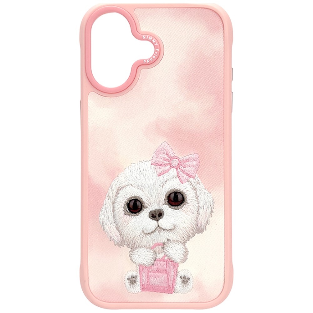 Nimmy Big Eyed Pet 2.0 Dėklas telefonui iPhone 17 - rožinis