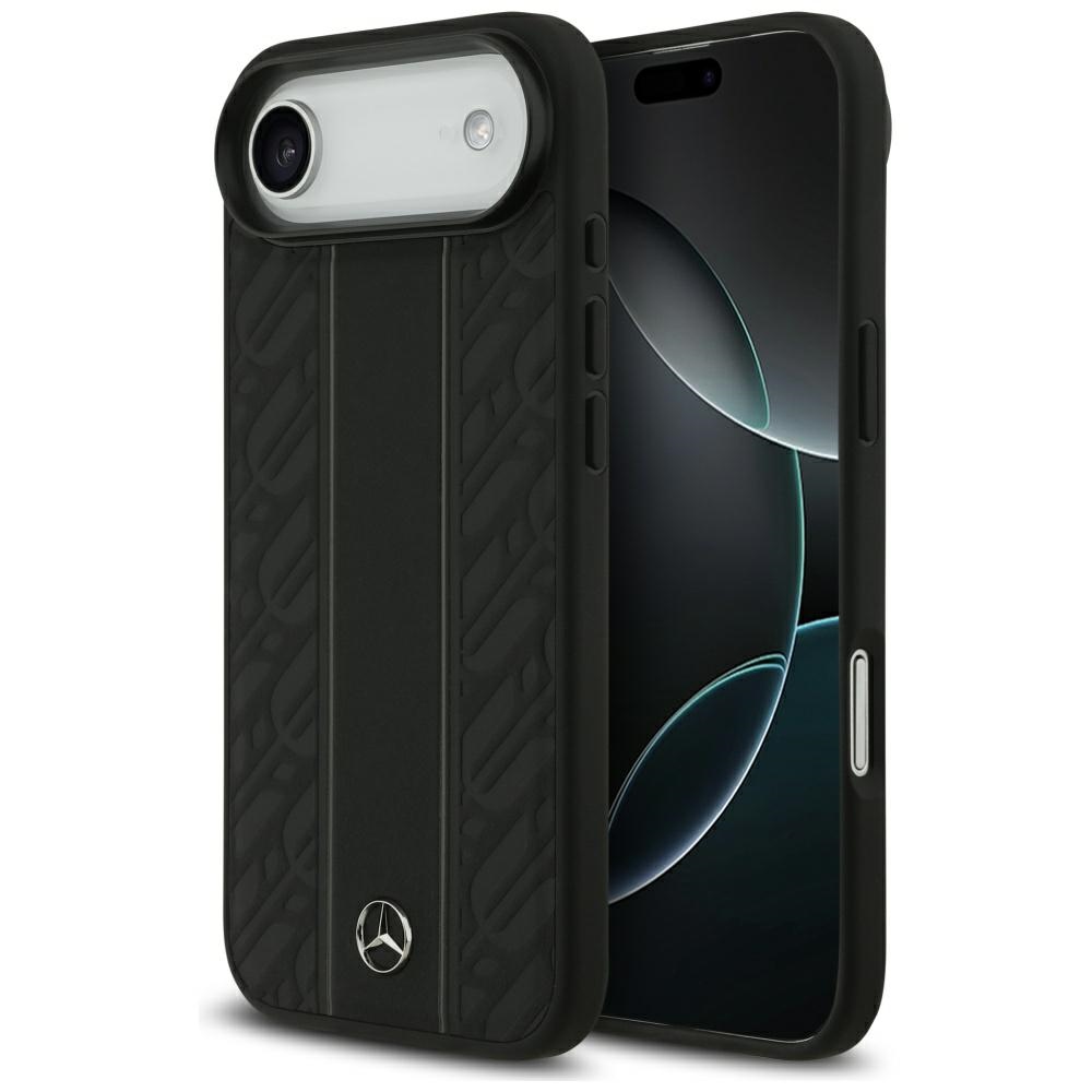 Mercedes odinis laurų lapų juostelės Magnetinis dėklas telefonui iPhone 17 Air - juodas