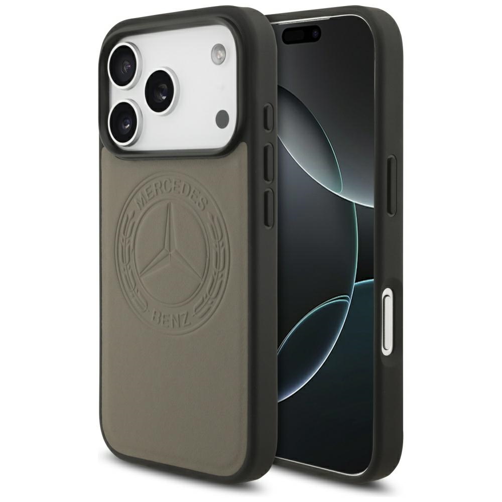 Mercedes Odinis Vintage Logo Magnetinis dėklas telefonui iPhone 17 Pro - smėlio